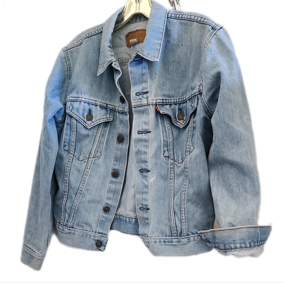 Levi's Jackets & Blazers - Vintage orange tab trucker jacket levis levi womens size medium